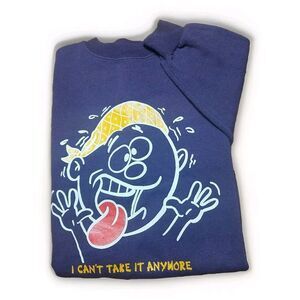 Vintage 80/90s Attitude Dude‎ Cant Take It Anymore Pullover Sweatshirt Sz Medium